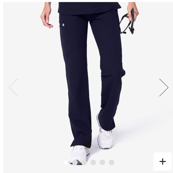 Figs Pants - Figs Kade Cargo Scrub Pants, Navy, M Petite